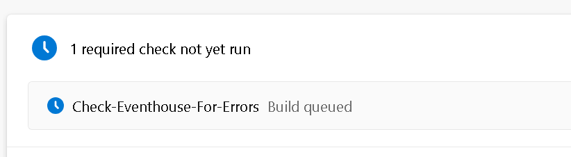 Build Validation Run
