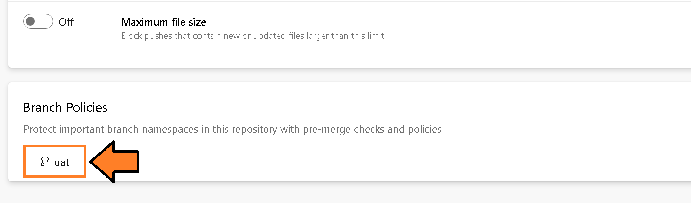 Select-UAT-Branch-Policies